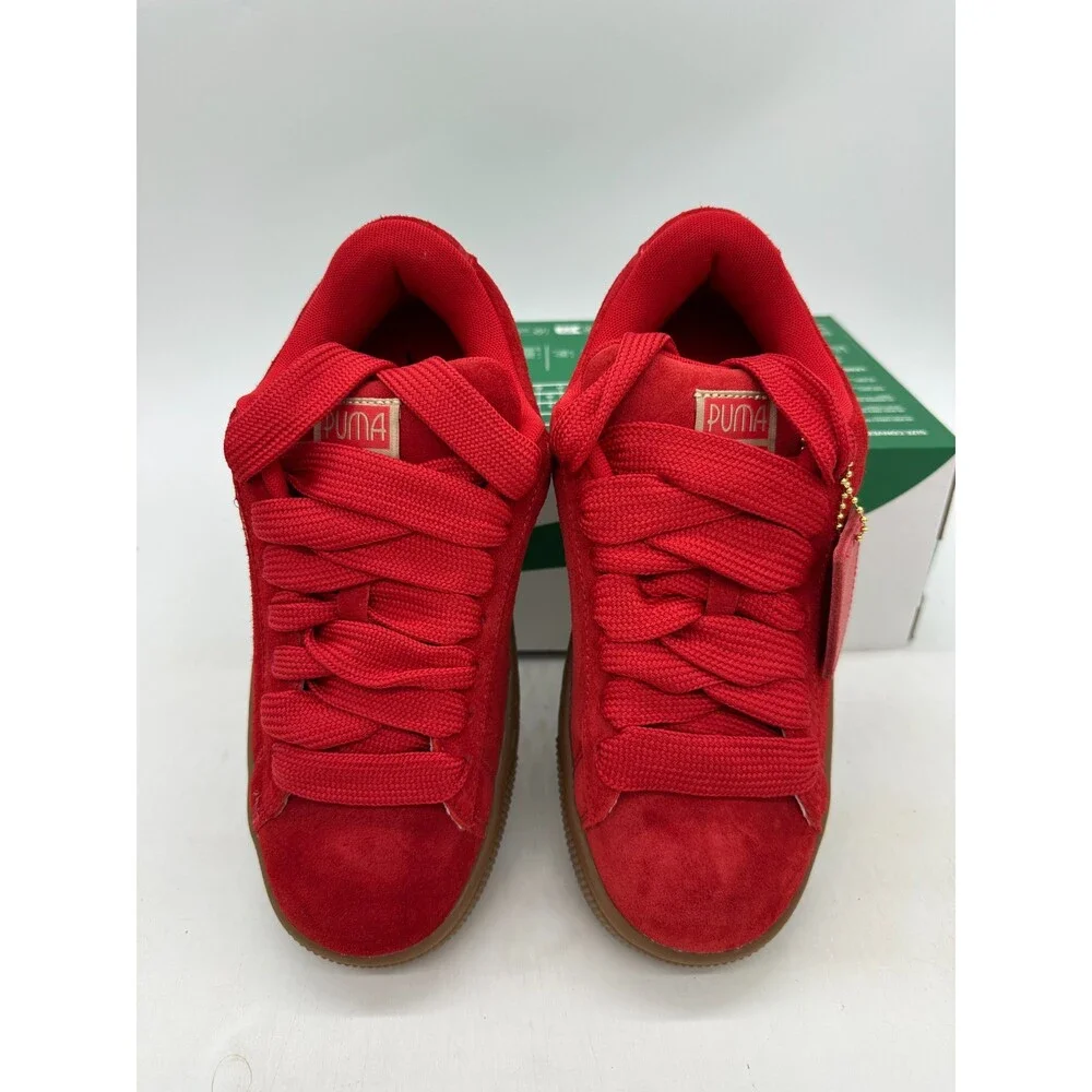 Puma Suede XL Men's Size 6 Women's size 7.5 Red Gum Athletic Shoes 401709 01